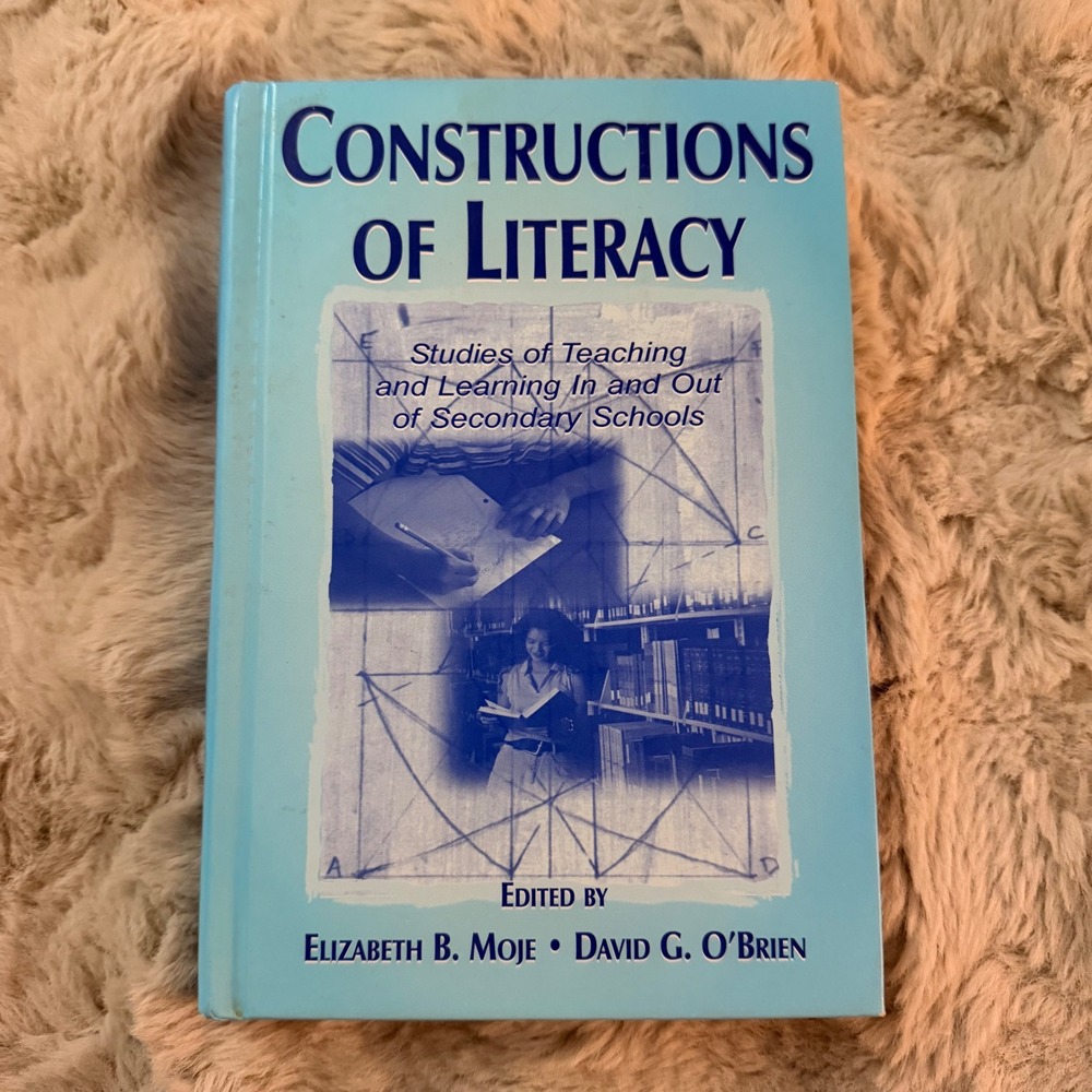 Constructions of Literacy Moje O'Brien 2001 HC Secondaryβ School Teaching